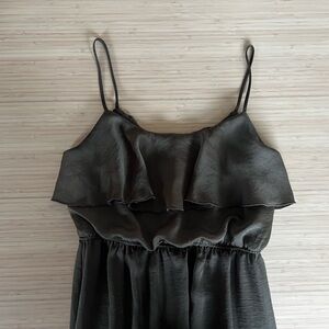 Olive Green Maxi Dress - Medium